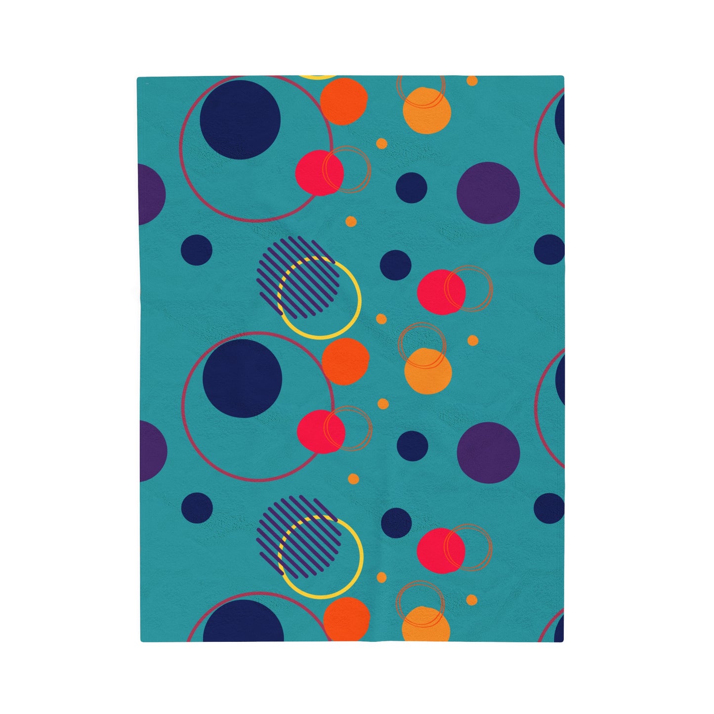 Rella B Velveteen Plush Blanket - Blue
