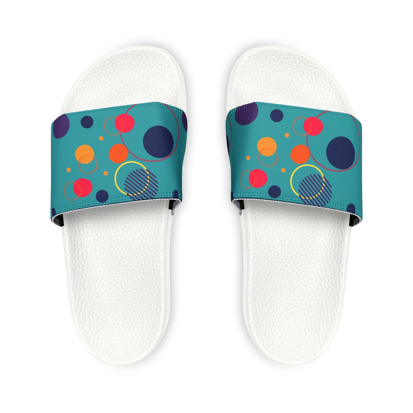 Rella B Slide Sandals for Kids - Blue