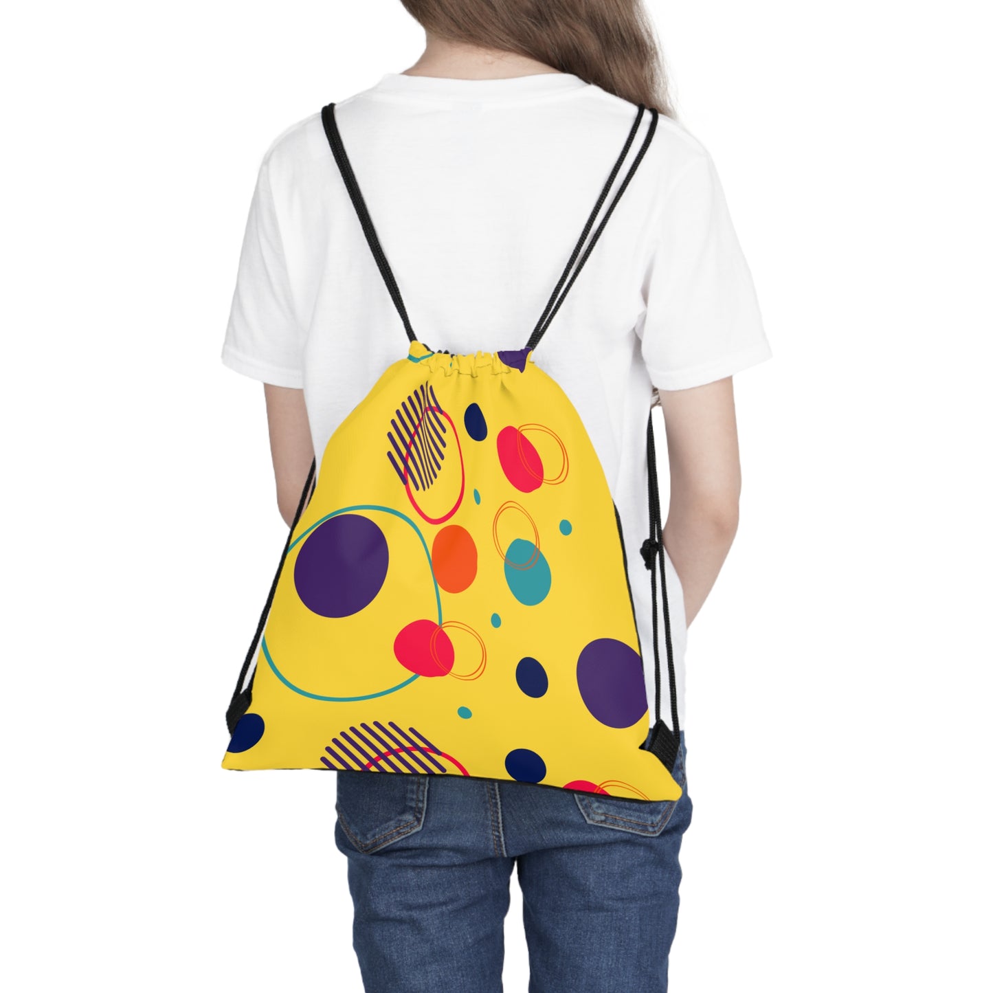Rella B Drawstring Bag - Yellow