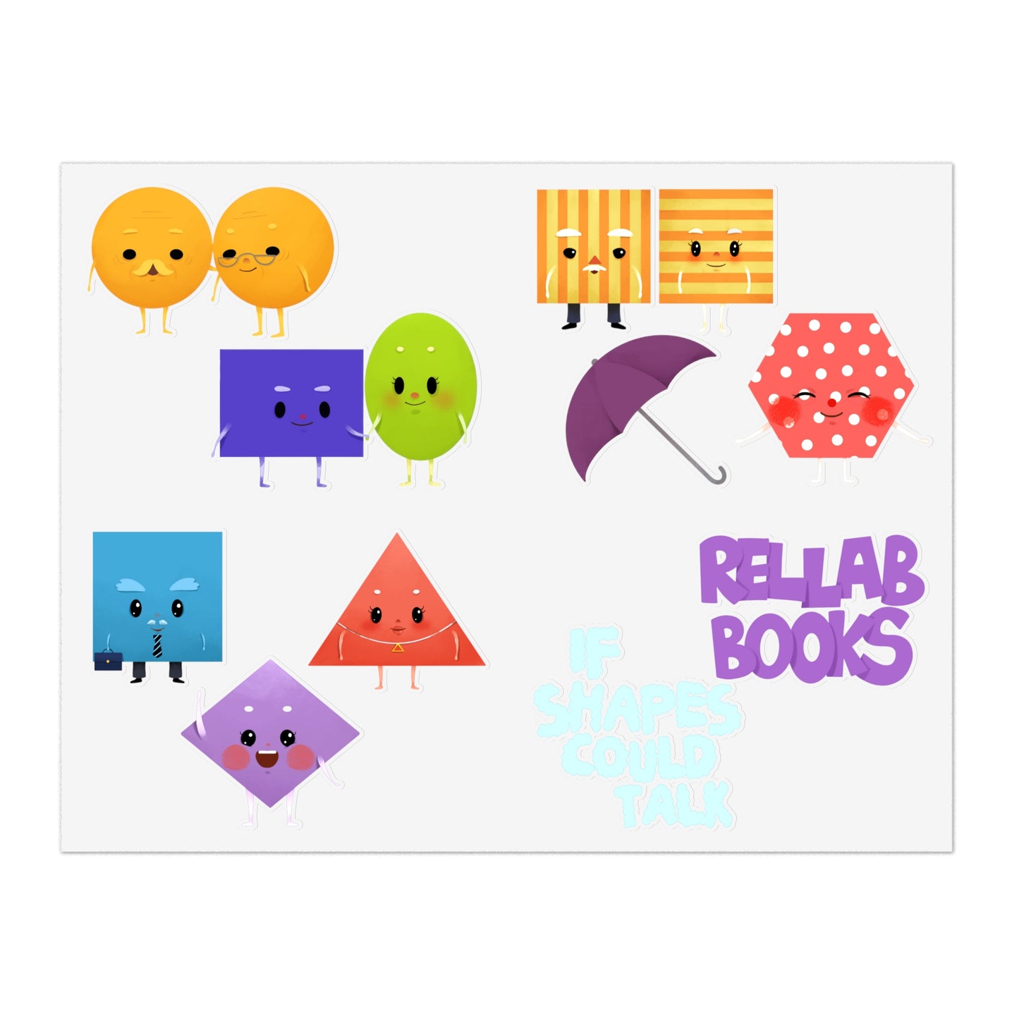 If Shapes Could Talk Stickers