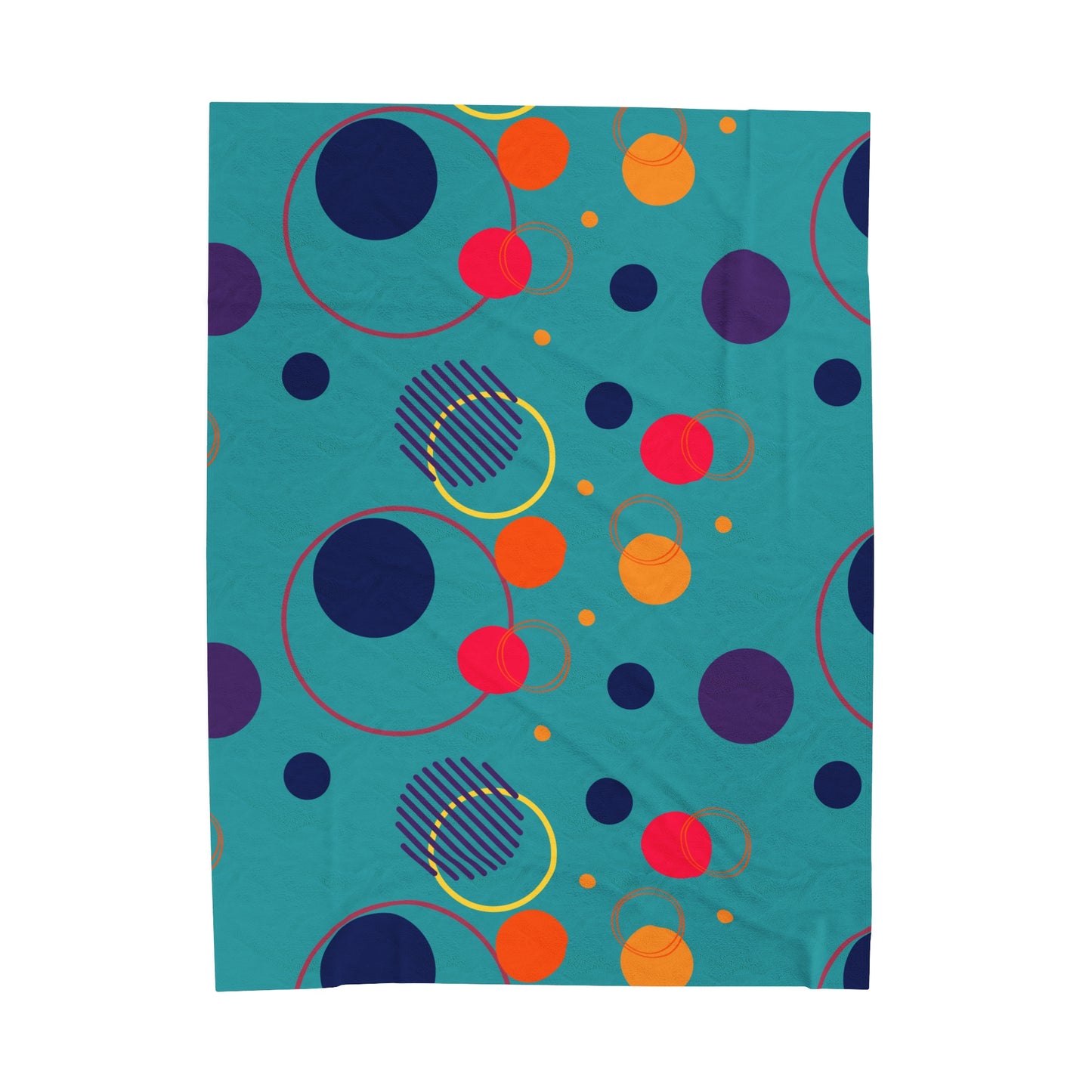 Rella B Velveteen Plush Blanket - Blue