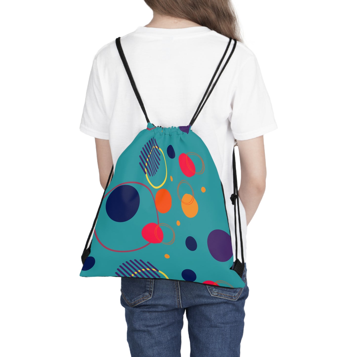 Rella B Drawstring Bag - Blue