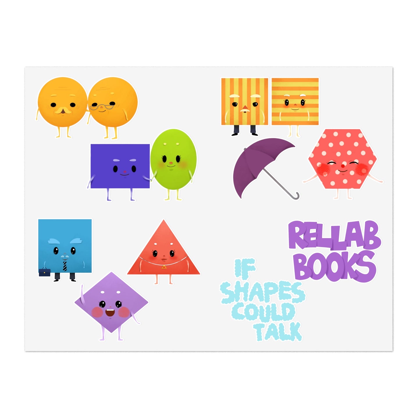 If Shapes Could Talk Stickers