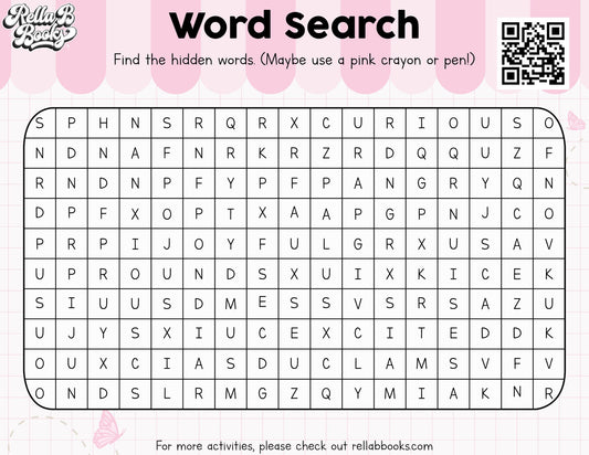 Pink Crayon Activity Sheet