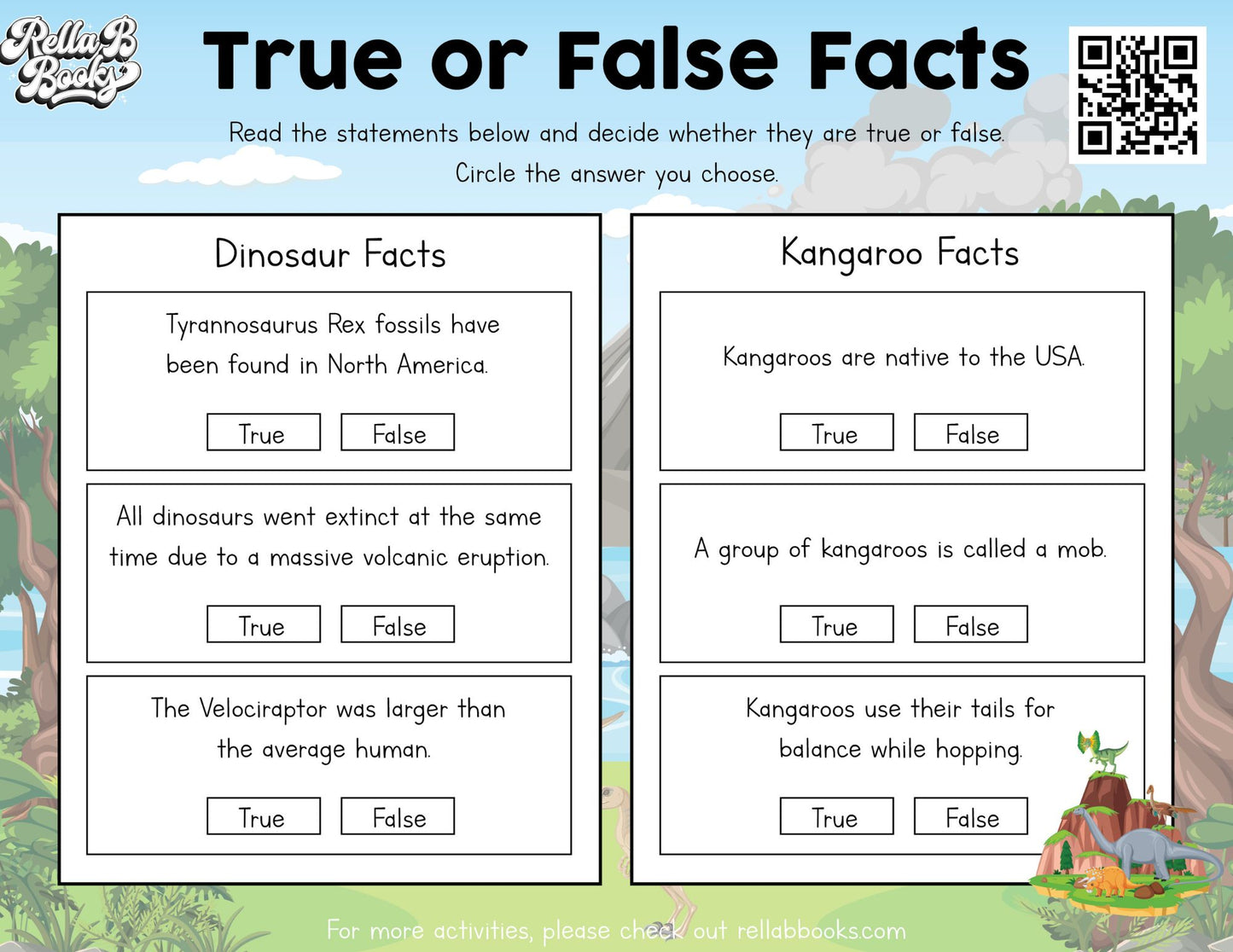 Rynnie Roo's Kansas Activity Sheet