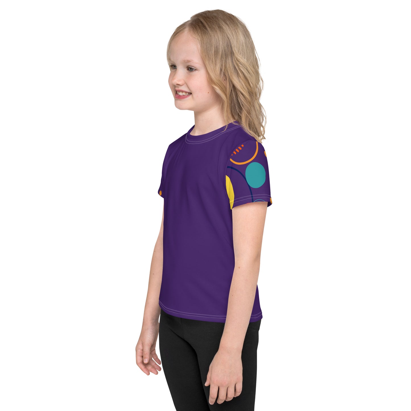 Rella B Kids crew neck t-shirt - Purple