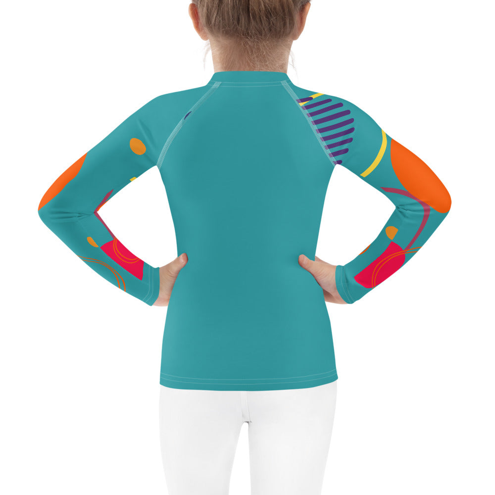 Kids Rash Guard - Blue