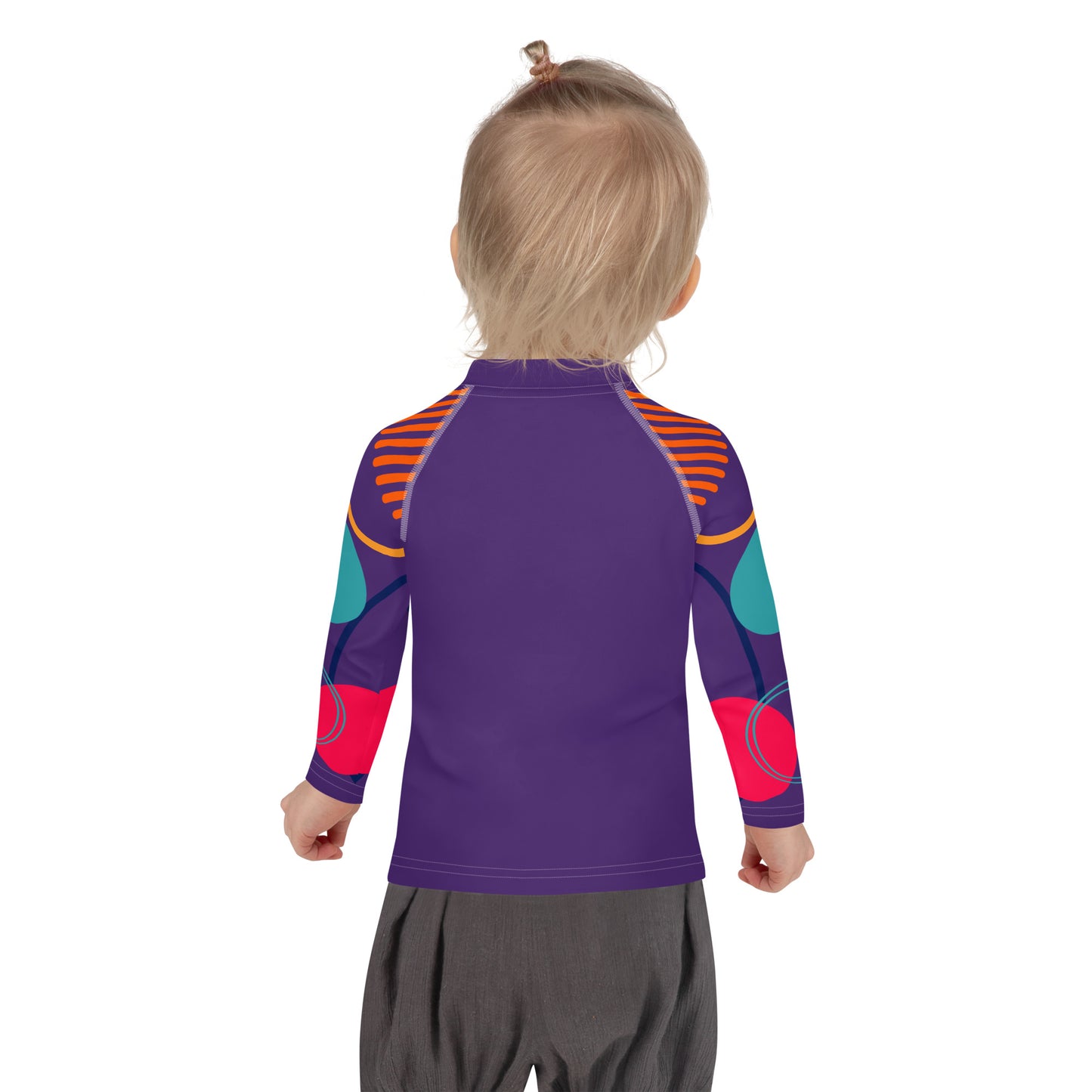 Kids Rash Guard - Purple