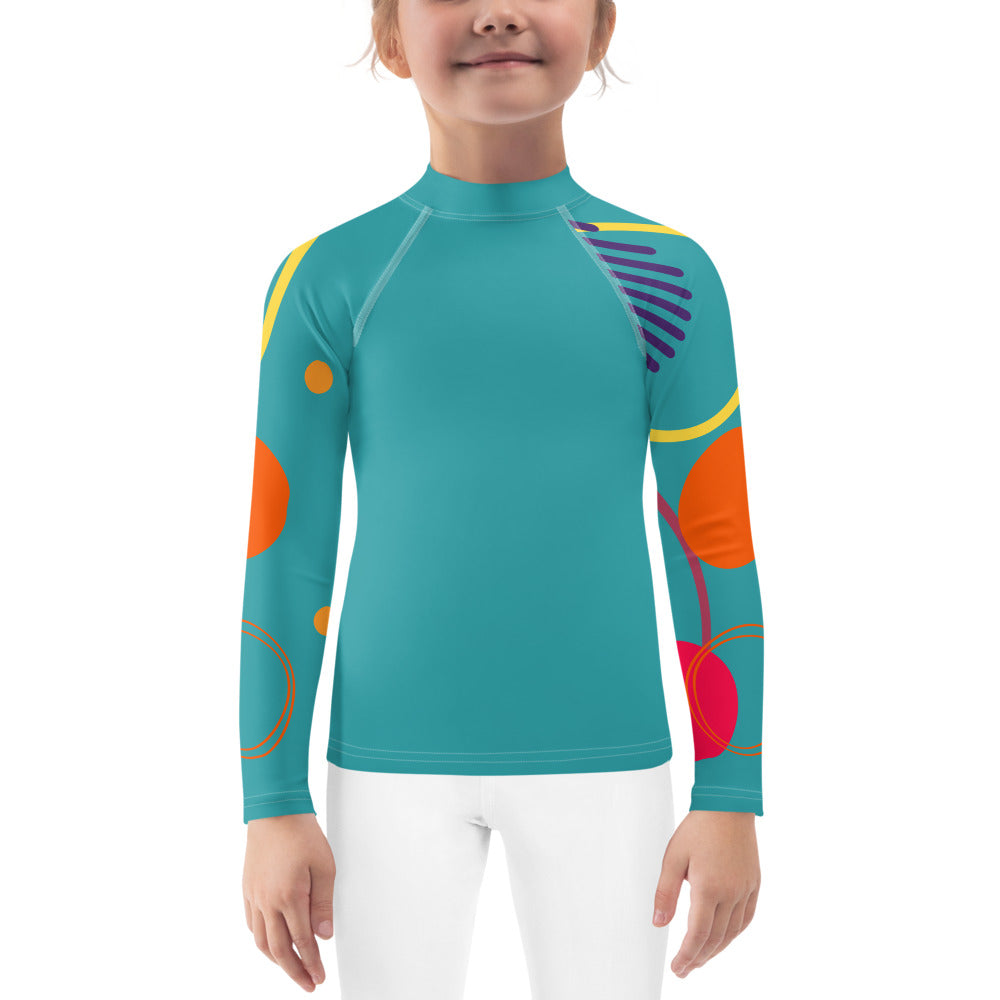 Kids Rash Guard - Blue