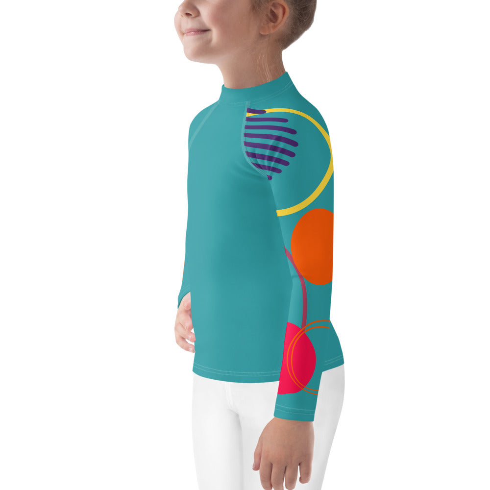 Kids Rash Guard - Blue