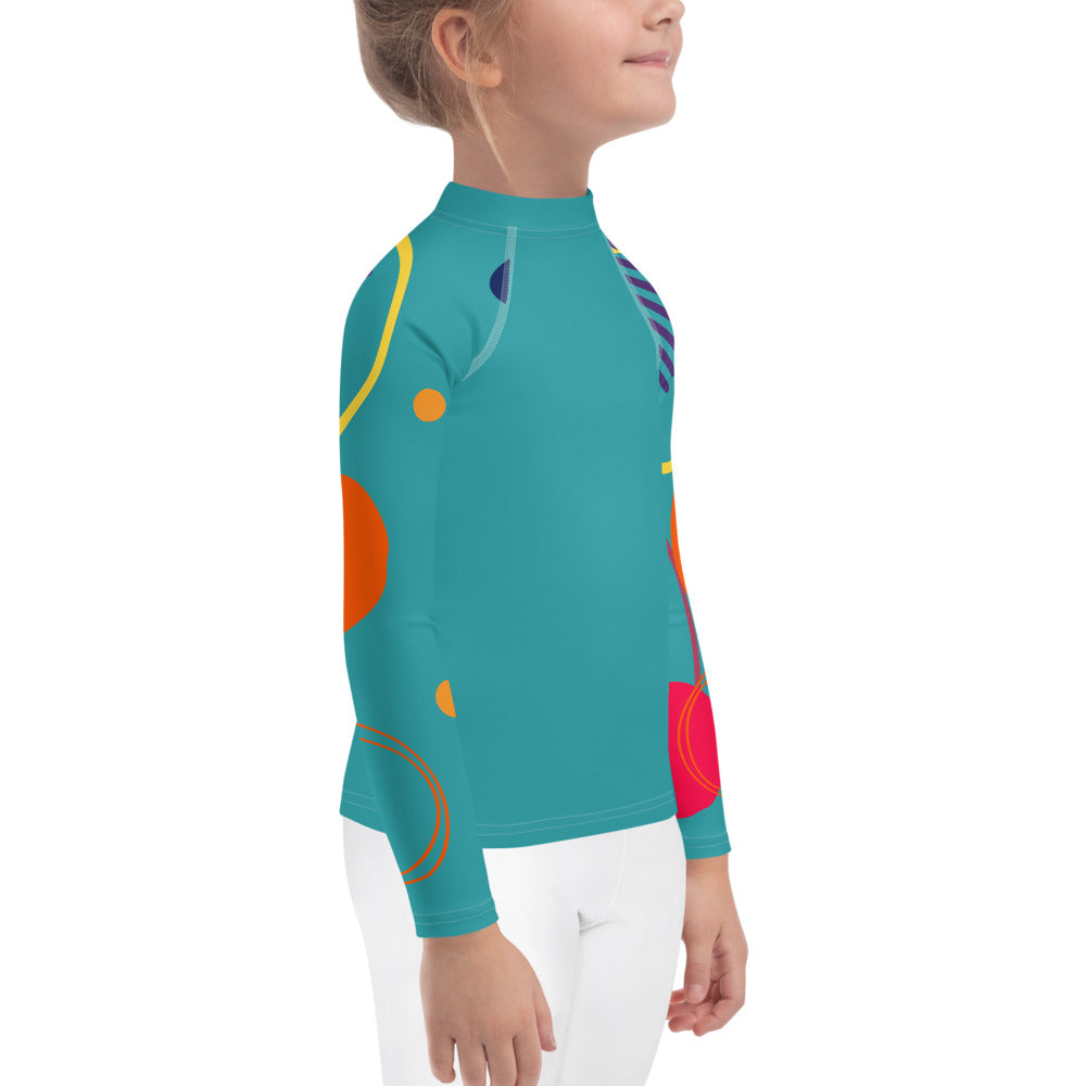 Kids Rash Guard - Blue