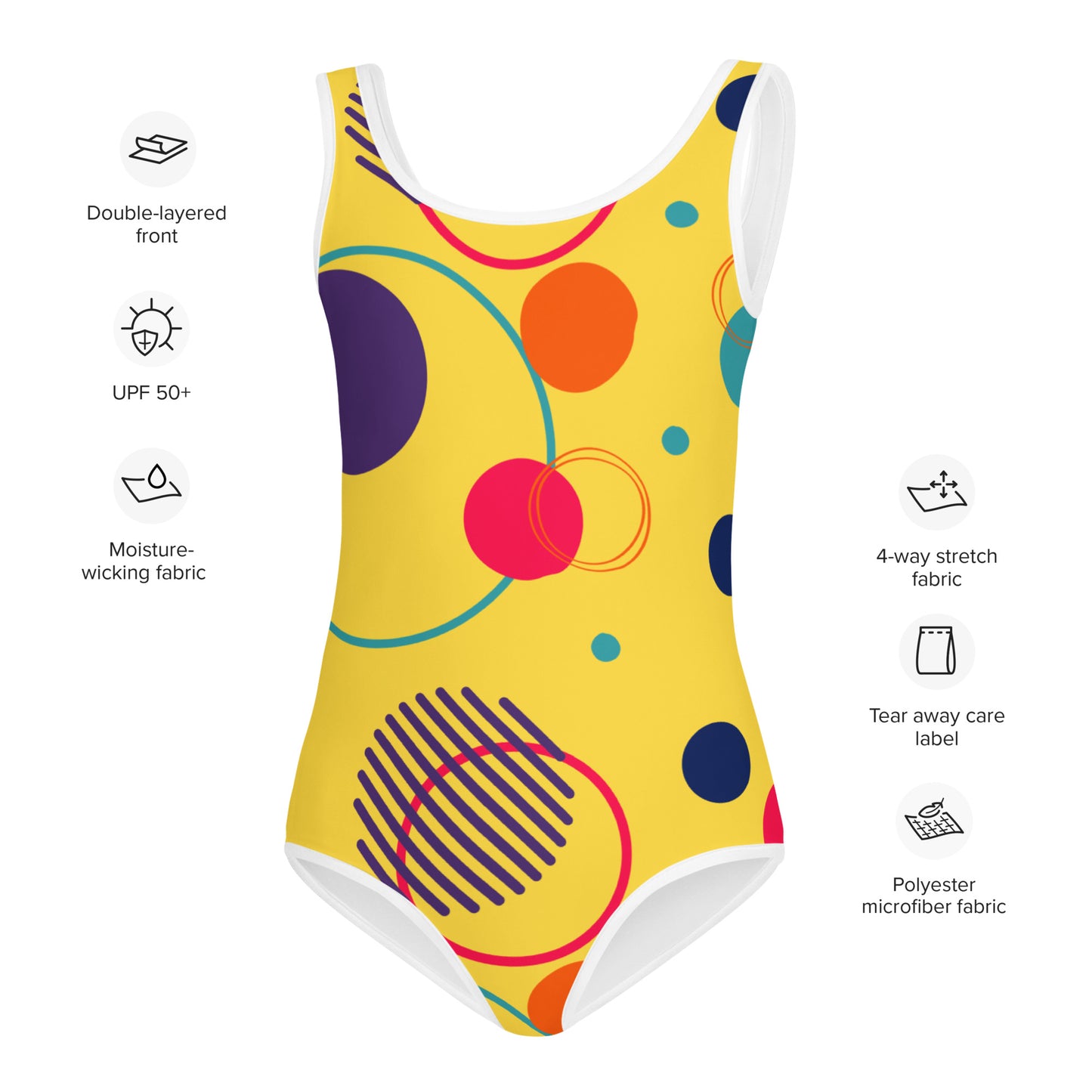 Rella B Kids Swimsuit - Yellow