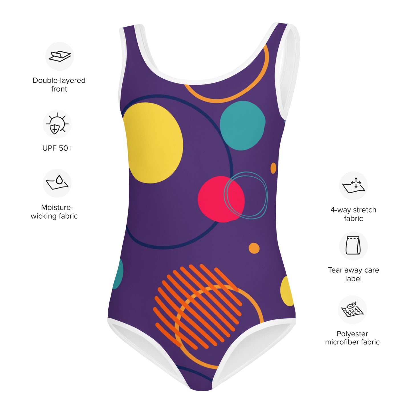 Rella B Kids Swimsuit - Purple