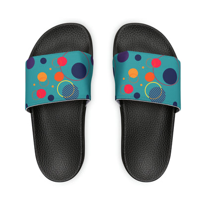 Rella B Slide Sandals for Kids - Blue