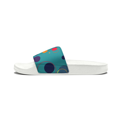 Rella B Slide Sandals for Kids - Blue