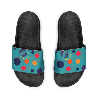 Rella B Slide Sandals for Kids - Blue