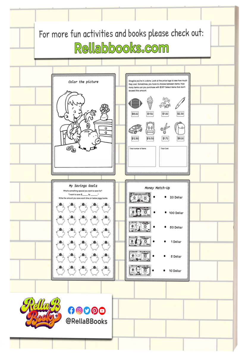 Financial Literacy for Kids Activity Book