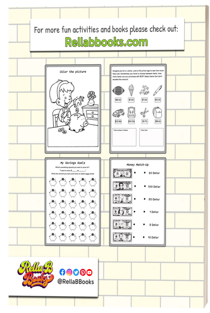 Financial Literacy for Kids Activity Book