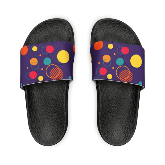 Rella B Slide Sandals for Kids - Purple