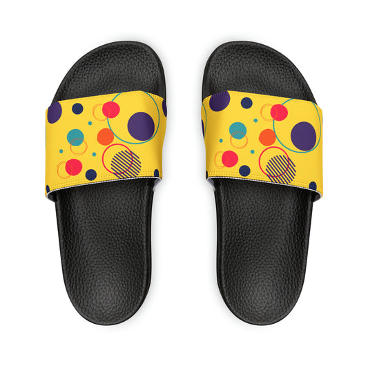 Rella B Slide Sandals for Kids - Yellow