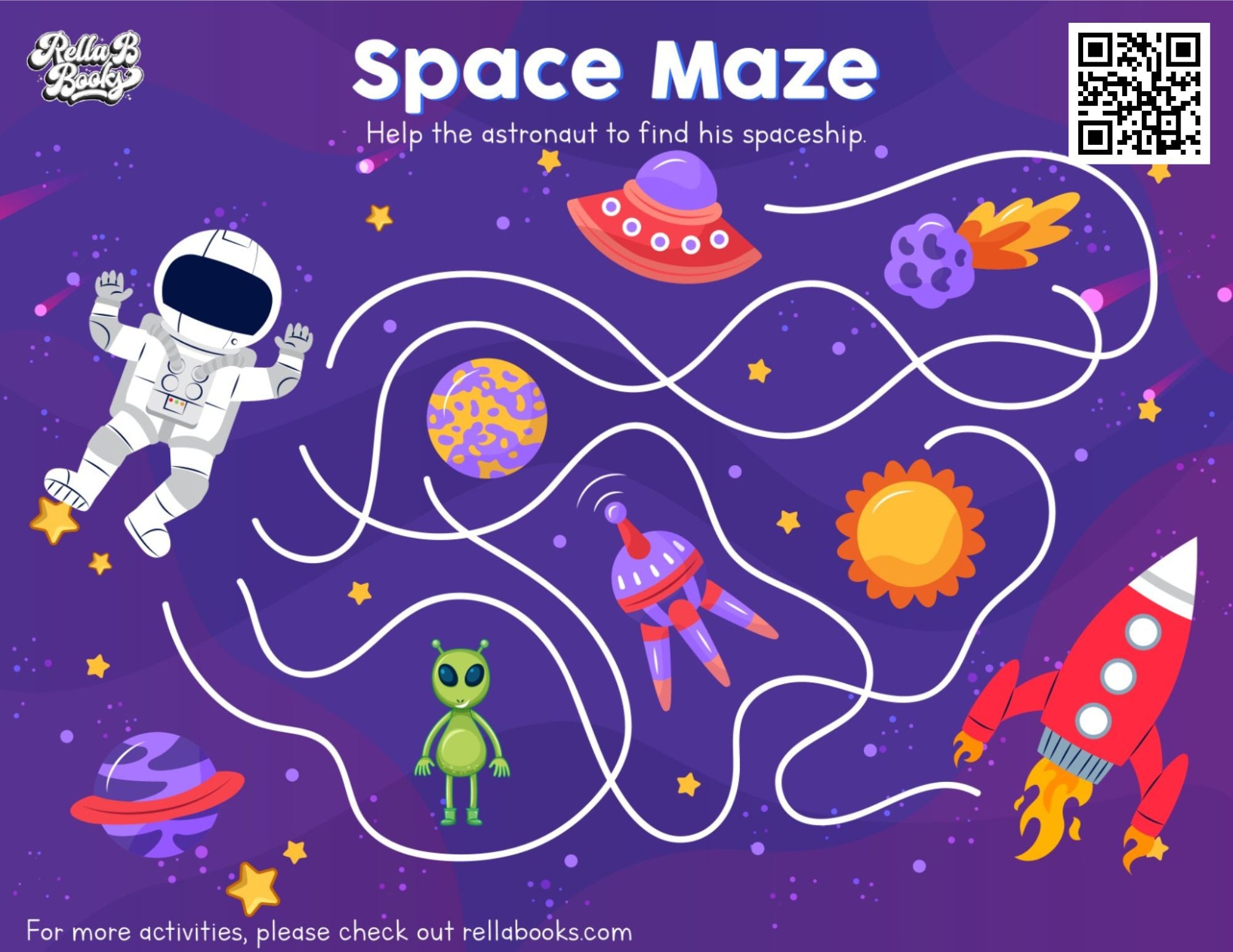 Alien Activity Sheet – Rella B Books