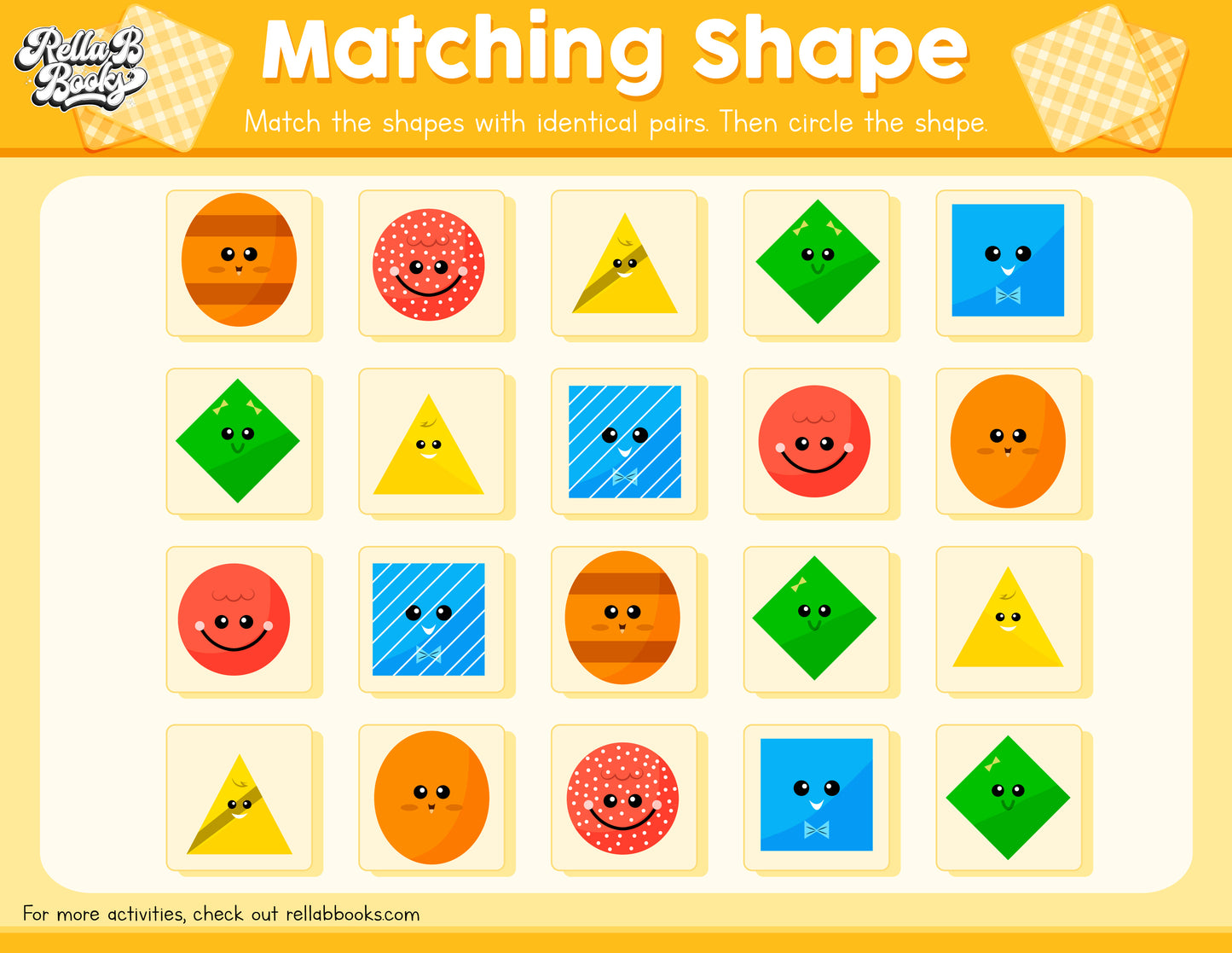 If Shapes Could Talk Activity Sheet