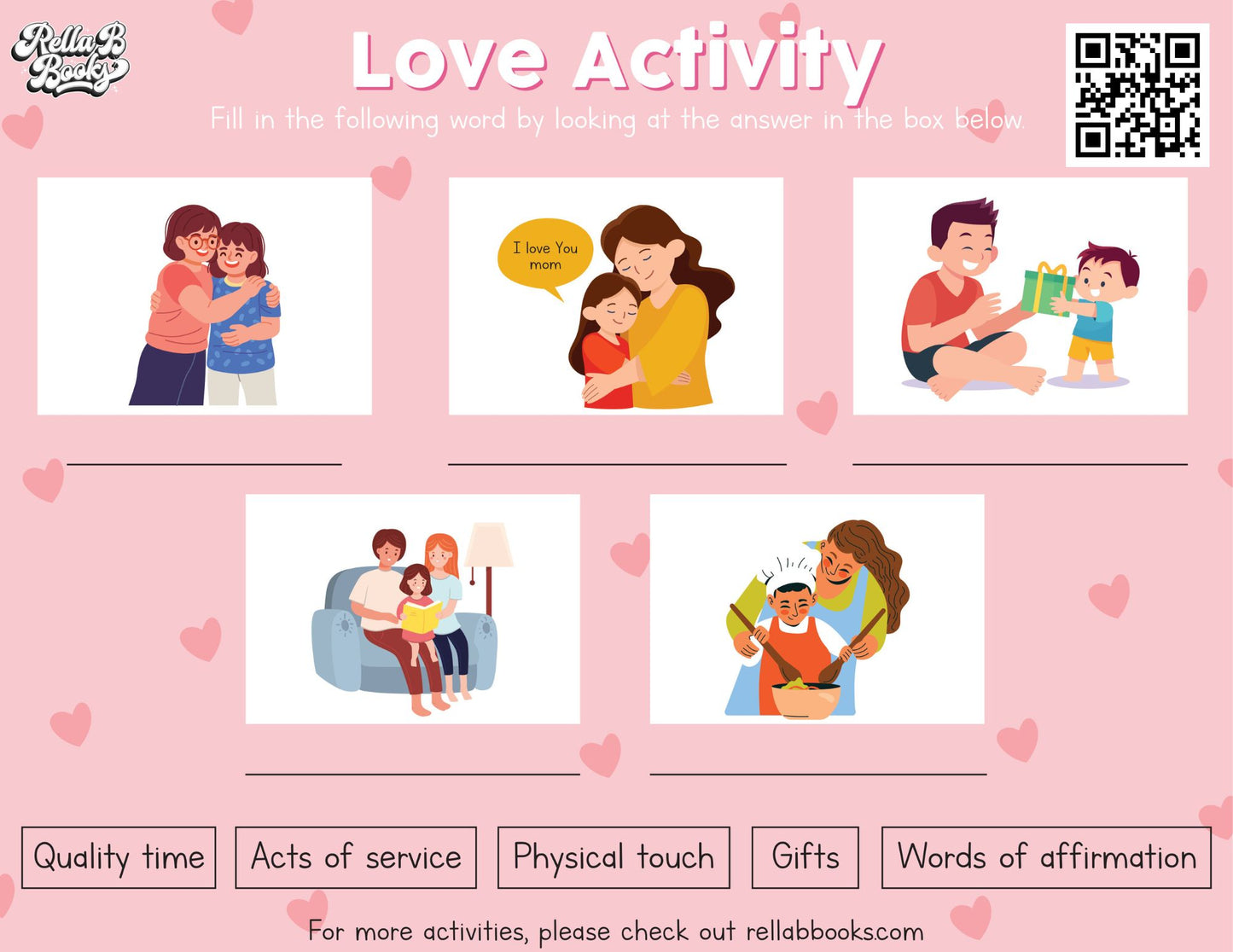 Love Activity Sheet