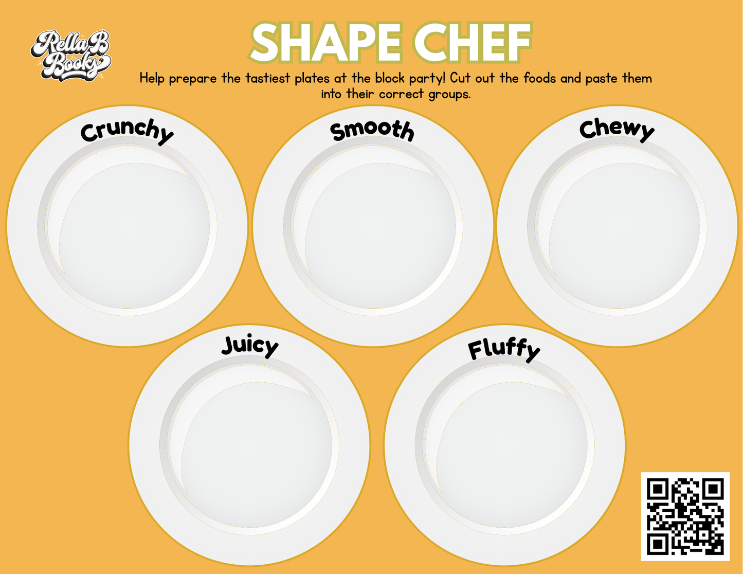 If Shapes Could Eat Activity Sheet