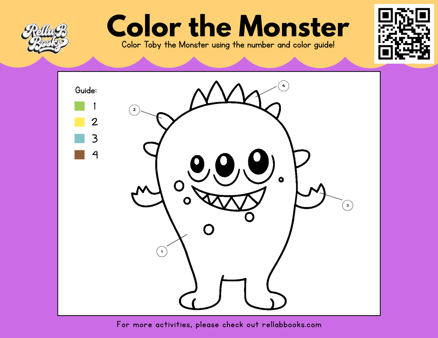 Monsters Activity Sheet