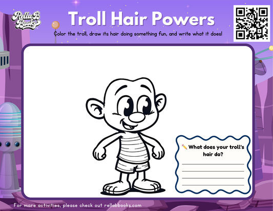 Trolls Activity Sheet