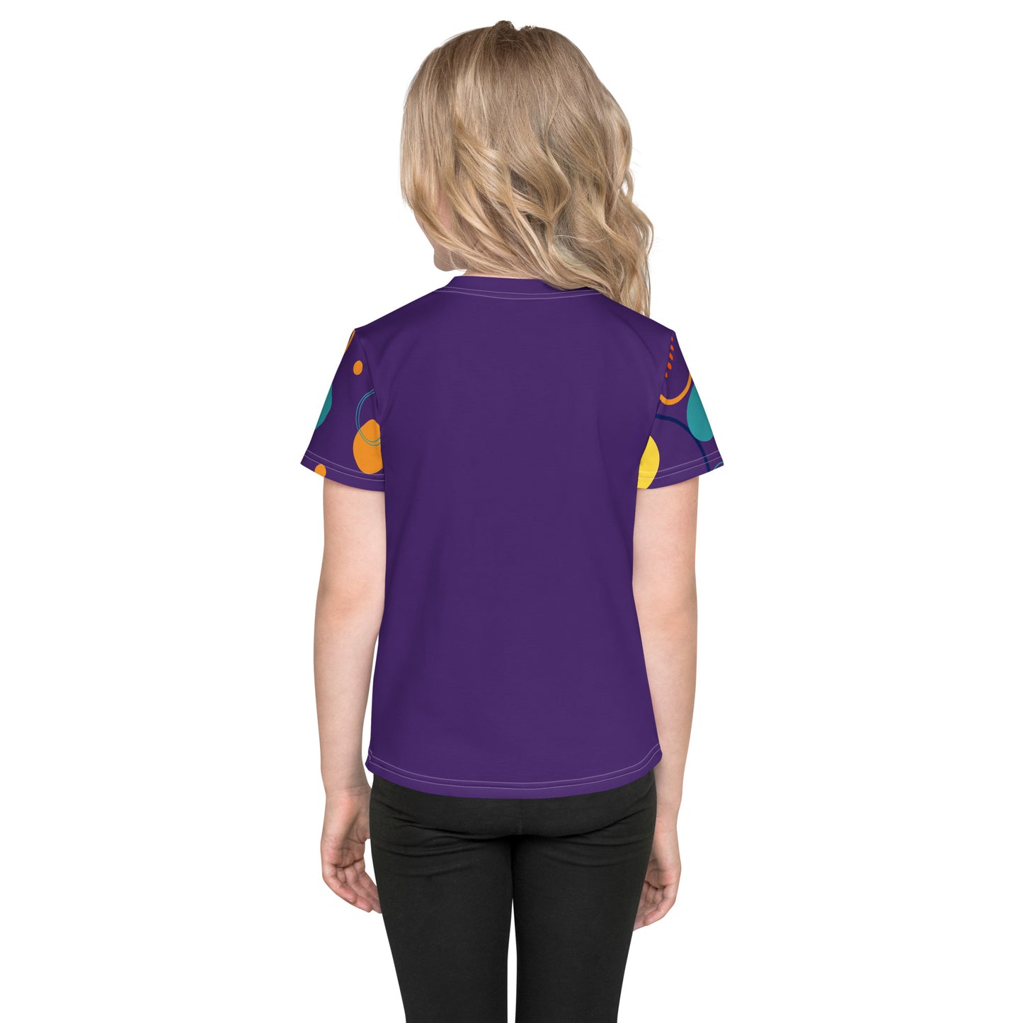 Rella B Kids crew neck t-shirt - Purple