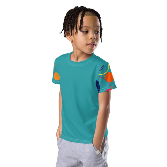 Rella B Blue Kids crew neck t-shirt